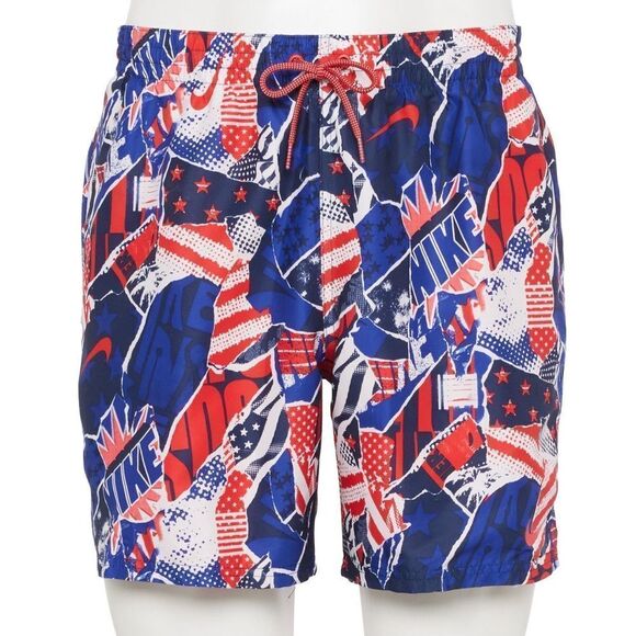 Nike Americana 7" Volley Swim Short- Size XL - Picture 1 of 9